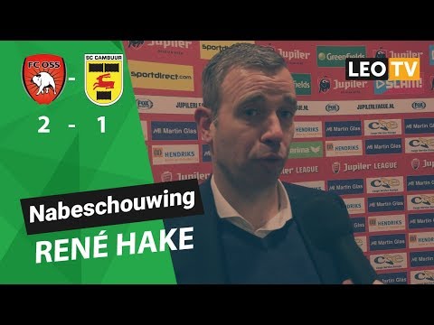 Nabeschouwing FC Oss - SC Cambuur: René Hake