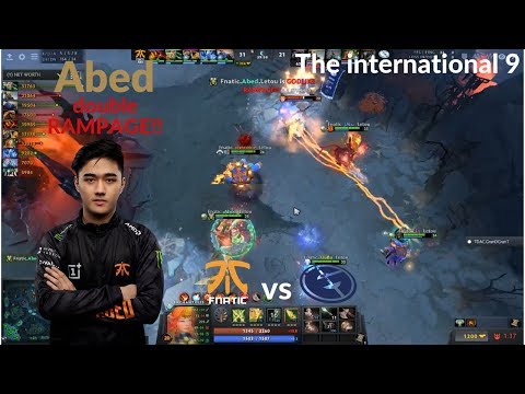 FNATIC vs EG | Abed Double RAMPAGE!!! | TI9 Group Stage