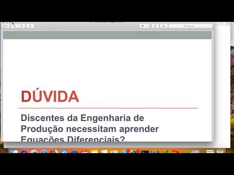 Discentes de Engenharia de Produção precisam aprender Equações Diferenciais?