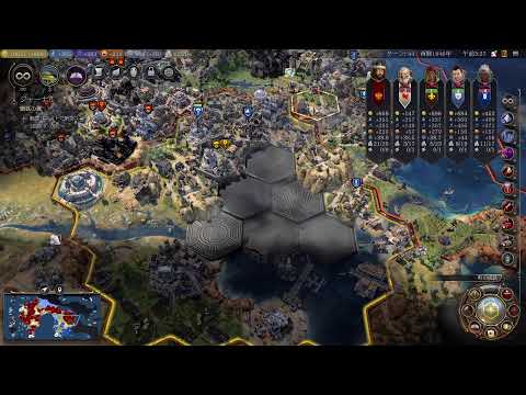 ●LIVE #53[Civ7 1.2.3] 続き：チンギスハンで1都市町あり・開拓者無しで攻めまくって遊ぶ 神レベル 速度：オンライン 【シヴィライゼーション7】 [PC/Steam]