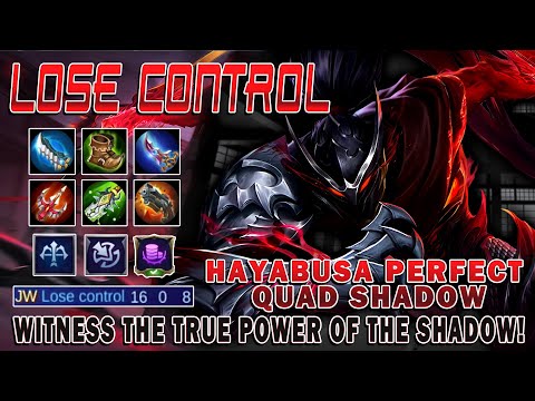 Hayabusa Perfect Quad Shadow | Shadow of Obscurity Gameplay by Lose Control | Mobile Legends