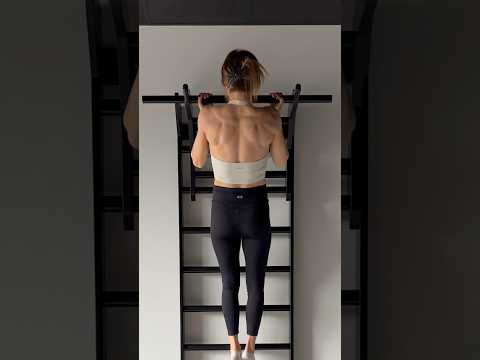 Bodyweight Workout with Wall Bars🖤 #fitness #workout #reels