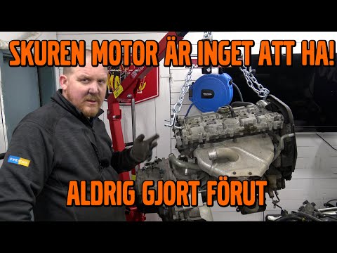 Motorbyte på Volvo V70 2006 Del 1 (urtagningen)