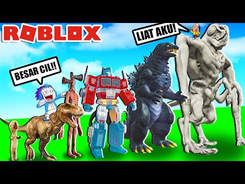 GILA KITA MENEMUKAN 135 MONSTER DARI YANG TERKECIL SAMPAI TERBESAR ZAMAN PURBA DI ROBLOX!!