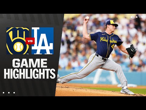 Brewers vs. Dodgers Game Highlights (7/19/25) | MLB Highlights