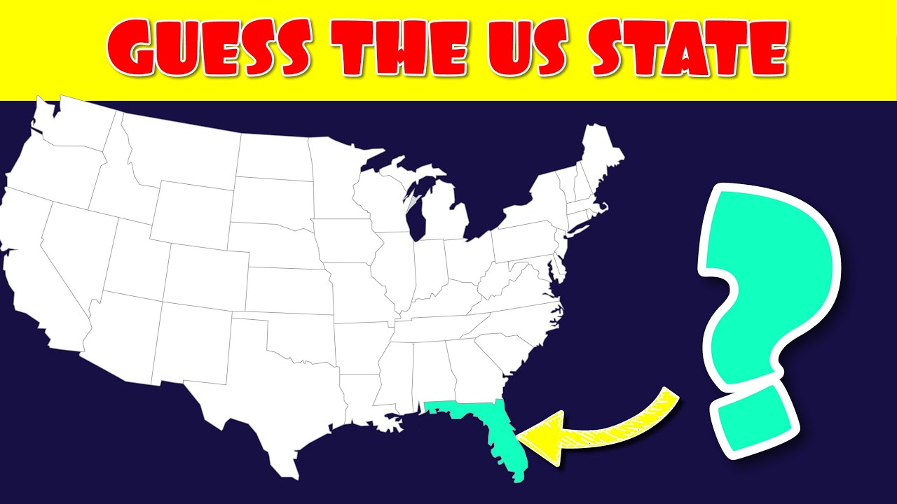 Guess the US State on the Map