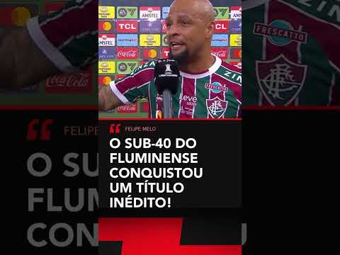 FELIPE MELO chorou muito após Fluminense vencer a Libertadores #shorts