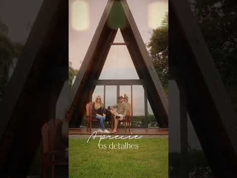 Chalé do Lago em Cerro Largo RS.   #descobrindohospedagens #chale #viagem