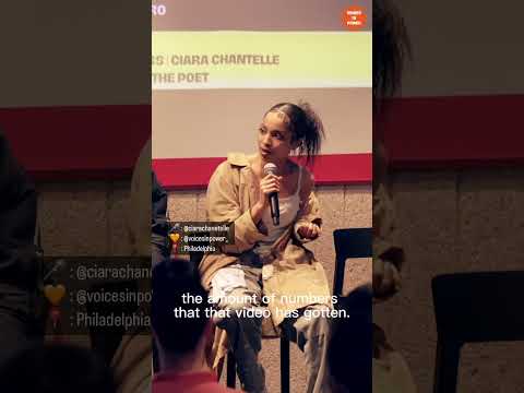 Ciara Chantelle at A Poetry Panel | Voices In Power #voicesinpower #apoetrypanel