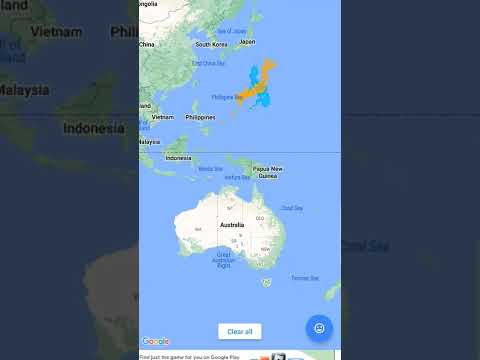 Philippines vs Japan vs South Korea map size who win 👌 (no hate)  #short#geography