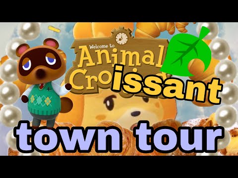 Animal Crossing Town Tour: Welcome to Paradis! Animal Croissant