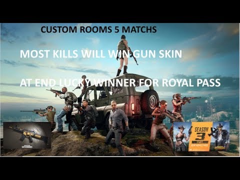 play  and win gun skin and announcement for royal pass !!! Video