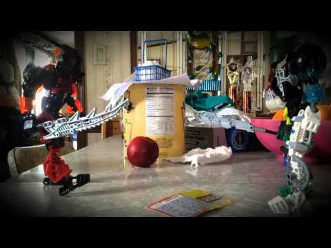 Bionicle stop motion battle        Nitro (My self moc) vs Sigma