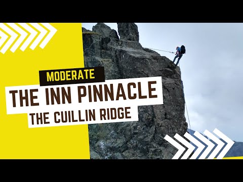 Simul-climbing The Inaccessible Pinnacle - Mod - The Cuillin Ridge - Skye