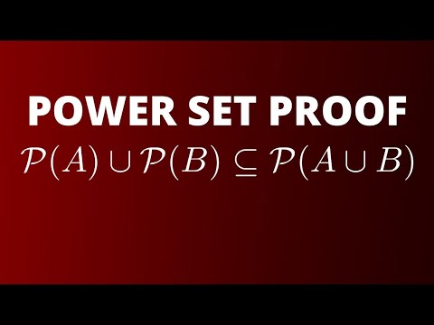 Prove that the union of the power sets is a subset of the power set of the union