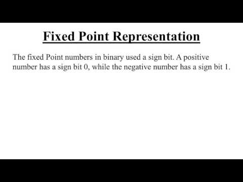 Fixed Point Representation Hindi