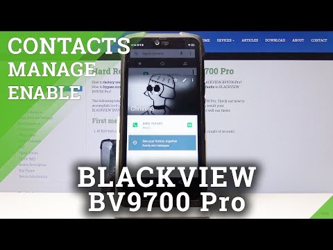 How to Add Photo to Contact in BLACKVIEW BV9700 Pro - Personalize Contact