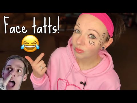 Aaron Carter’s New Face Tattoo. 😂