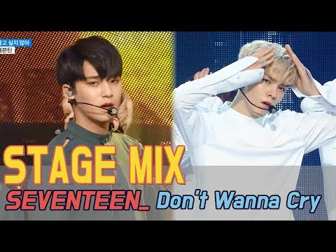 【TVPP】 SEVENTEEN - Don't Wanna Cry Show Music core Stage Mix