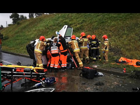 Polish paramedics in action