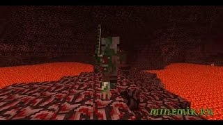 как построить свинозомби в minecraft #9