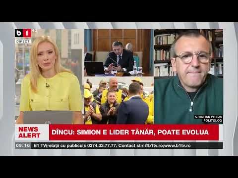 CRISTIAN PREDA, POLITOLOG, DESPRE DECLARAȚIILE LUI DÂNCU ȘI COLABORAREA CU AUR_Știri B1TV_19 oct.