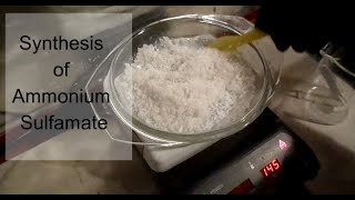 Synthesis of Ammonium Sulfamate