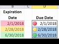 Excel Essentials Level UP Conditional Formatting For Due Dates And Expiration Dates