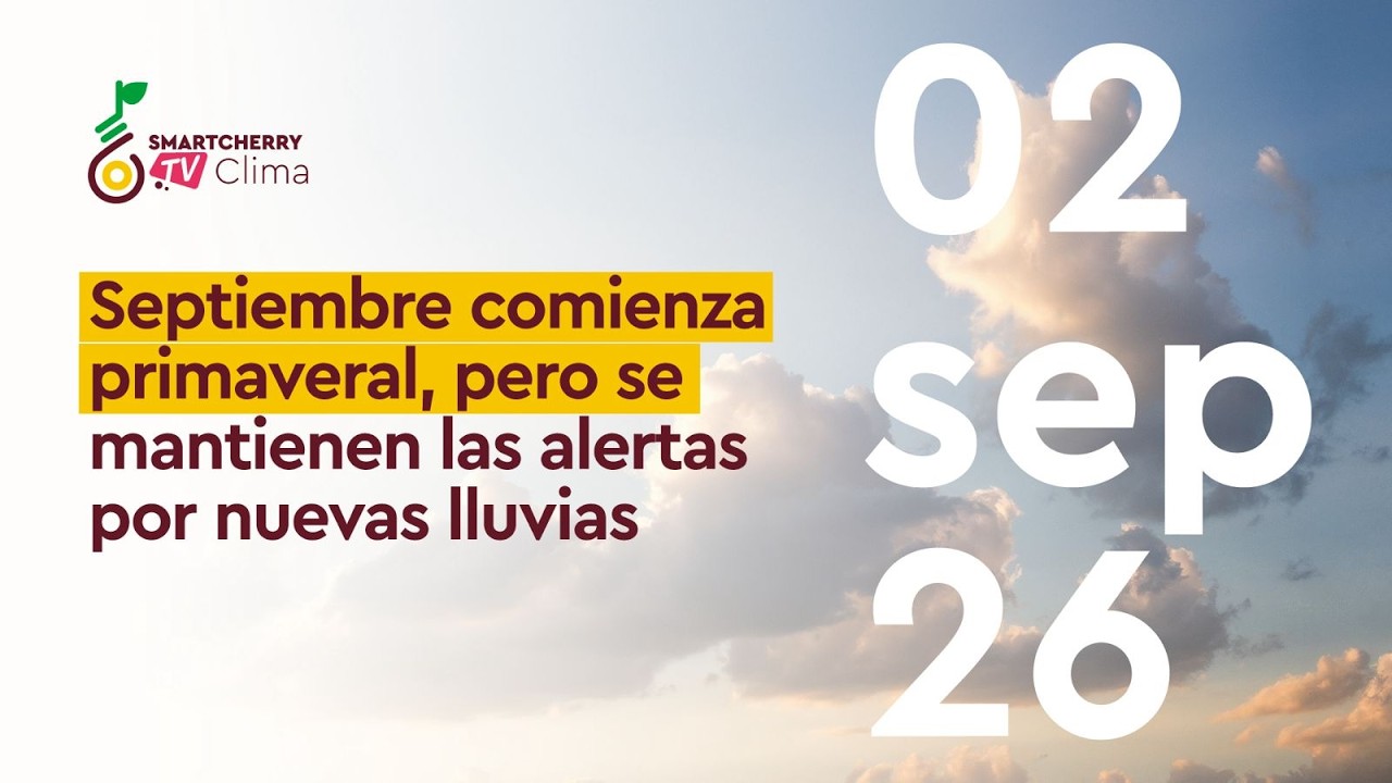 Nuevos sistemas frontales podrían llegar a la zona central entre el 14 y 21 de septiembre