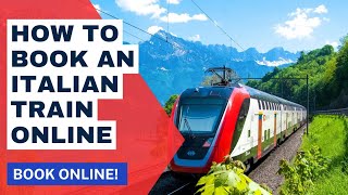 How to book a Trenitalia (Italian) ticket online | Booking Trenitalia online #train #trainbooking