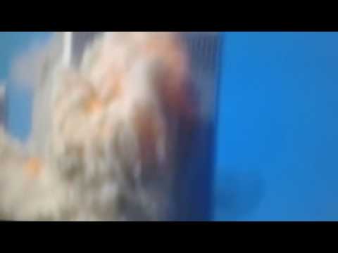 (Graphic Content) 9/11 1st Plane Hits North Tower  2 Angles