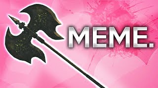 Dark Souls 2 - Blacker Knight Greataxe Axe