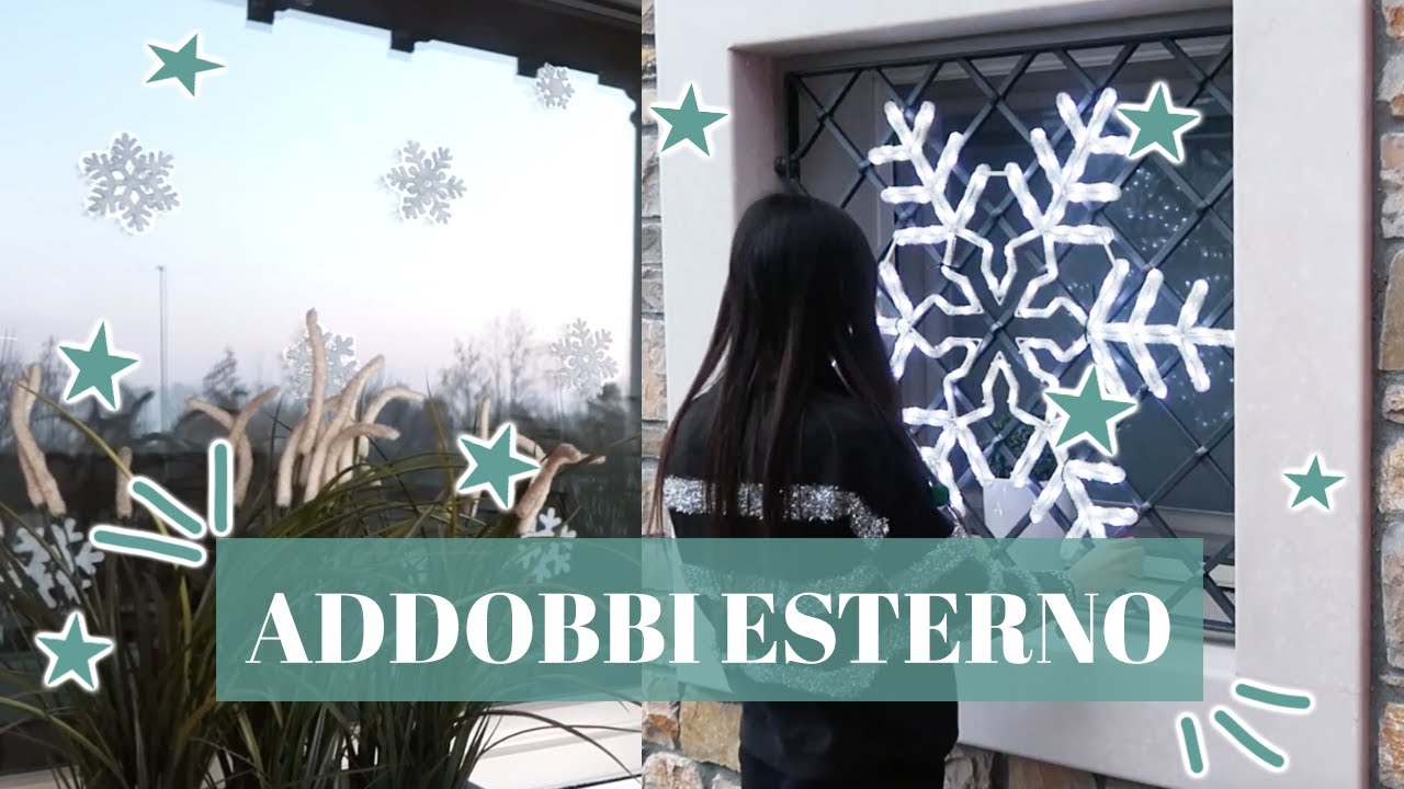 Come ho addobbato l'esterno  🎄#VLOGMAS 4