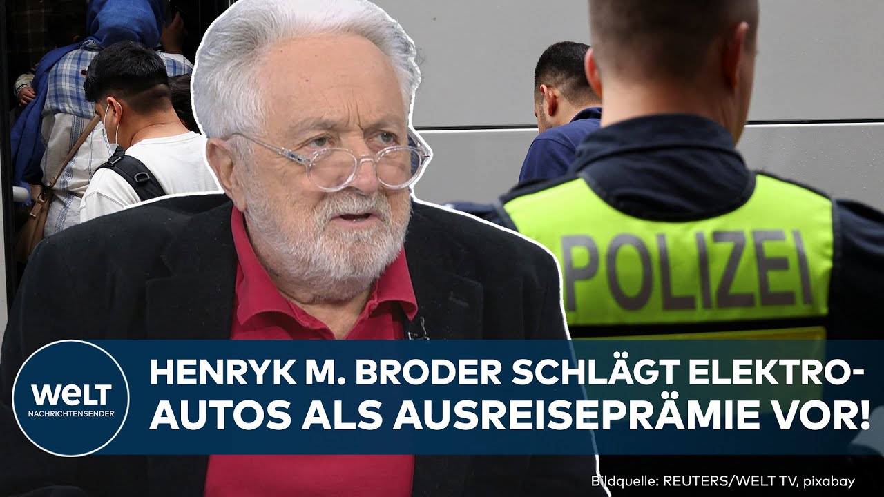 MEINUNG: „Bleibt weg – wir zahlen euch!“ | Henryk M. Broder zerlegt Berlins Prämienpolitik