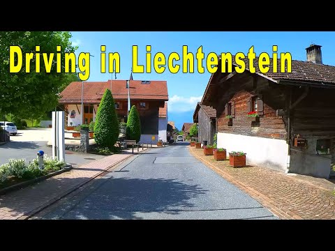 Driving in Liechtenstein | from Planken to Balzers | 4K