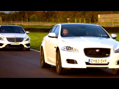 Mercedes S63 AMG vs Jaguar XJR: Part One - Fifth Gear