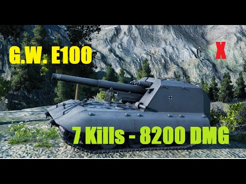 World Of Tanks G.W. E100 - 7 Kills 8200 Damage
