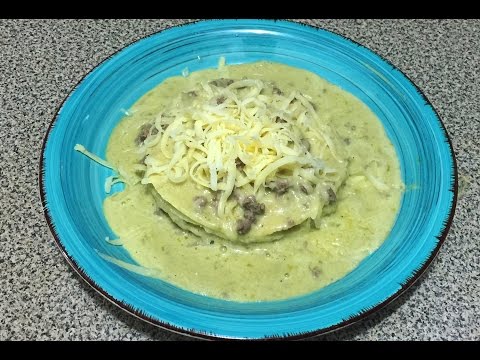 Enchiladas Verdes Con Carne Molida Video