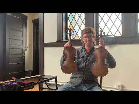 NEW Stradivari and Guarneri model violins by Russell McCumber ~ Violin Maker