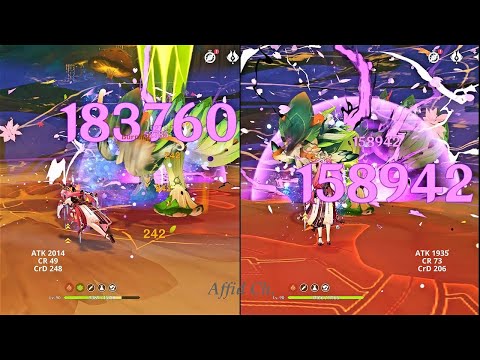 YAE MIKO C0 F2P SHOWCASE COMPARISON