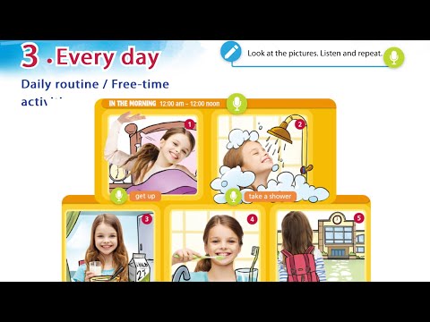 5. razred Right On 1 Lesson 3 Every day (Present Simple Tense)