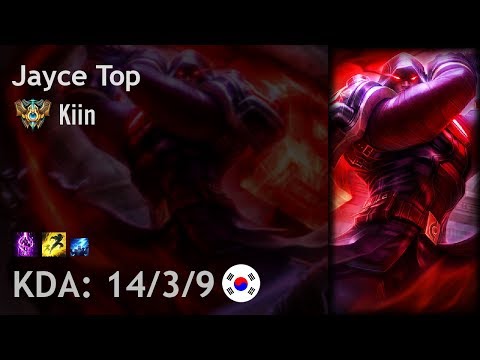 Jayce Top vs Jarvan IV - Kiin - KR Challenger Patch 7.15