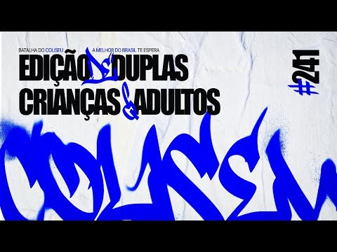 BATALHA DO COLISEU EDIÇÃO DE DUPLAS ADULTOS E CRIANÇAS #241