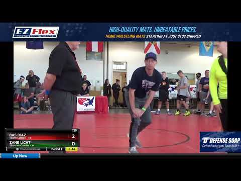 Mat 5 125 Bas Diaz Team Florida Vs Zane Licht Team Wisconsin