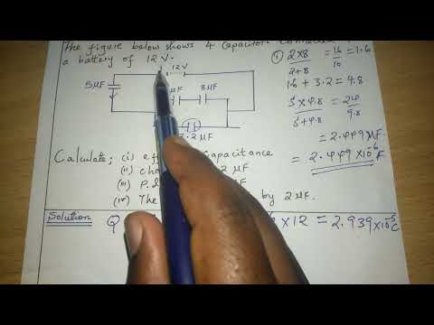 CAPACITORS IN SERIES AND IN PARALLEL. PAPER 2 PHYSICS