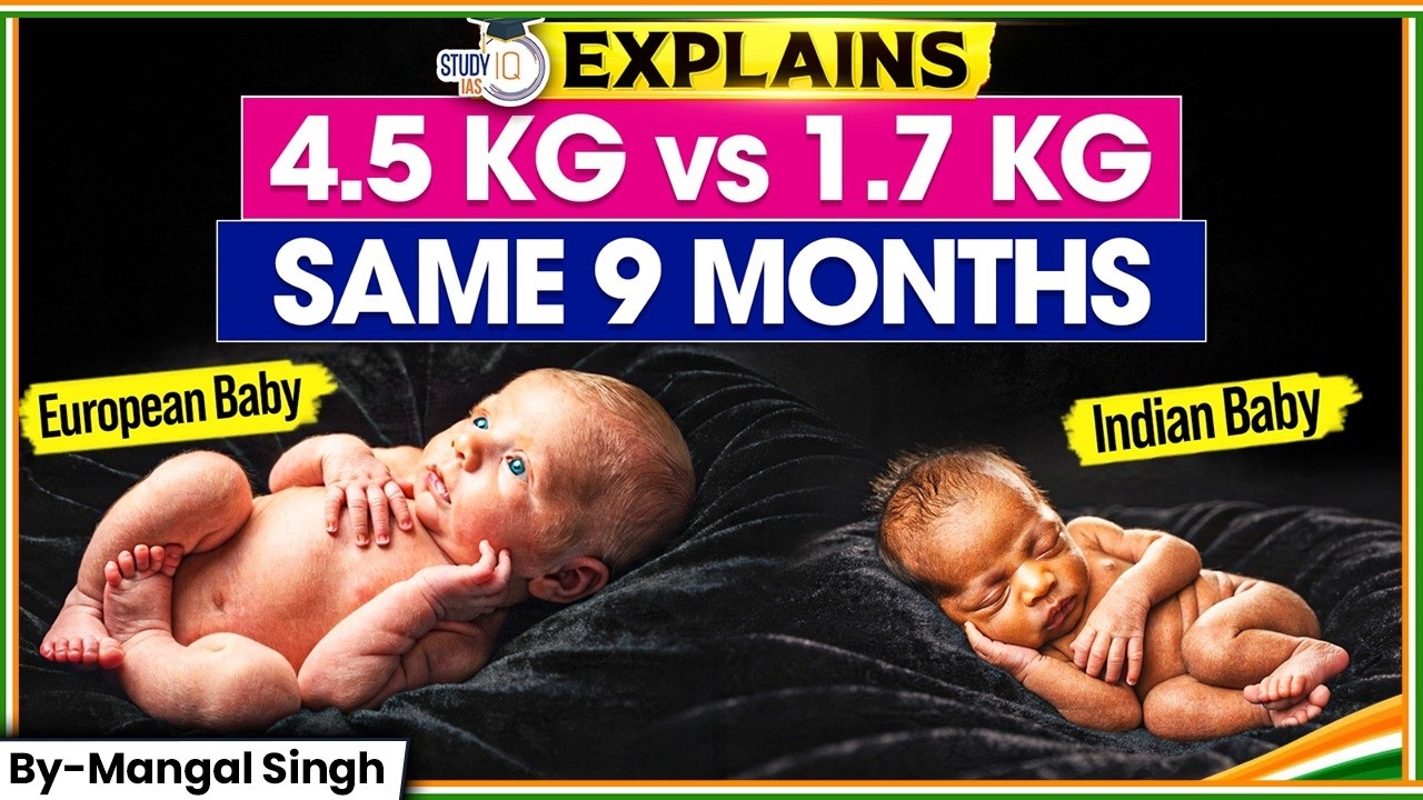 Why Indian Babies Are Born Smaller Than European Babies?