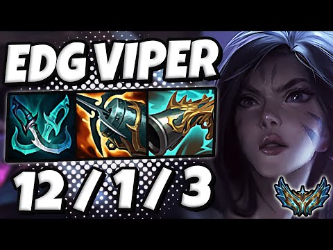 Kaisa vs Lucian ADC [ EDG Viper ] Patch 12.10 Korea Challenger ✅