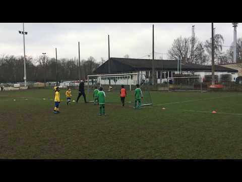 Djibril Snoussi U9A vs KCVV Elewijt - But direct sur corner