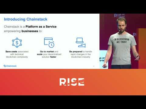 RISE   Eugene Aseev, CTO of Chainstack presents at PITCH! by Manulife Semi-finals