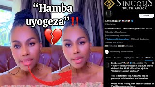 Download lagu Prof Anele claps back at Sentletse for dragging her on Twitter💔 mp3